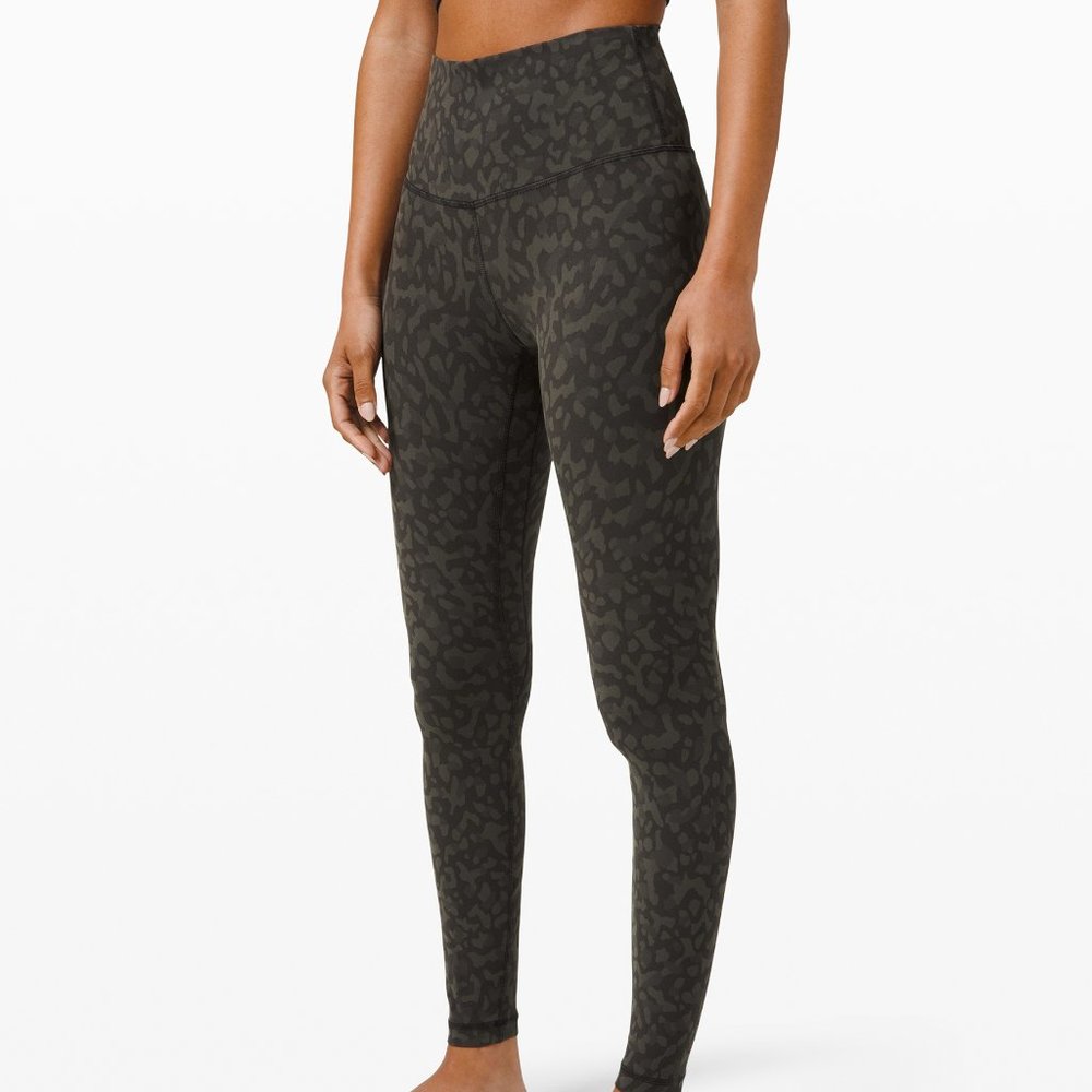 Lululemon Camo High Rise Align Leggings 28" Size 2